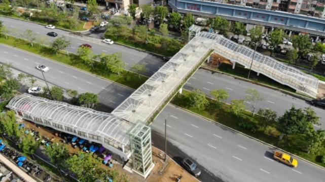 桂庙路快速化改造工程3座人行天桥投入使用