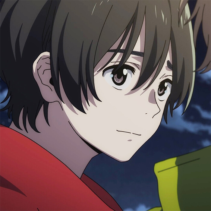 眼里全是温柔与笑意的干净男头