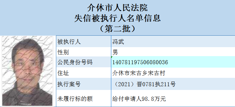 《中華人民共和國民事訴訟法》,《最高人民法院關於公佈失信被執行人