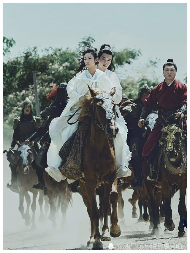 雪中悍刀行:各角色骑马剧照,看到"二姐"徐渭熊,很难不心动