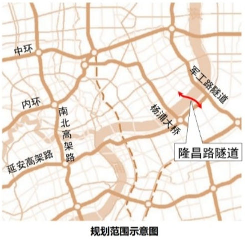 隆昌路隧道规划公示