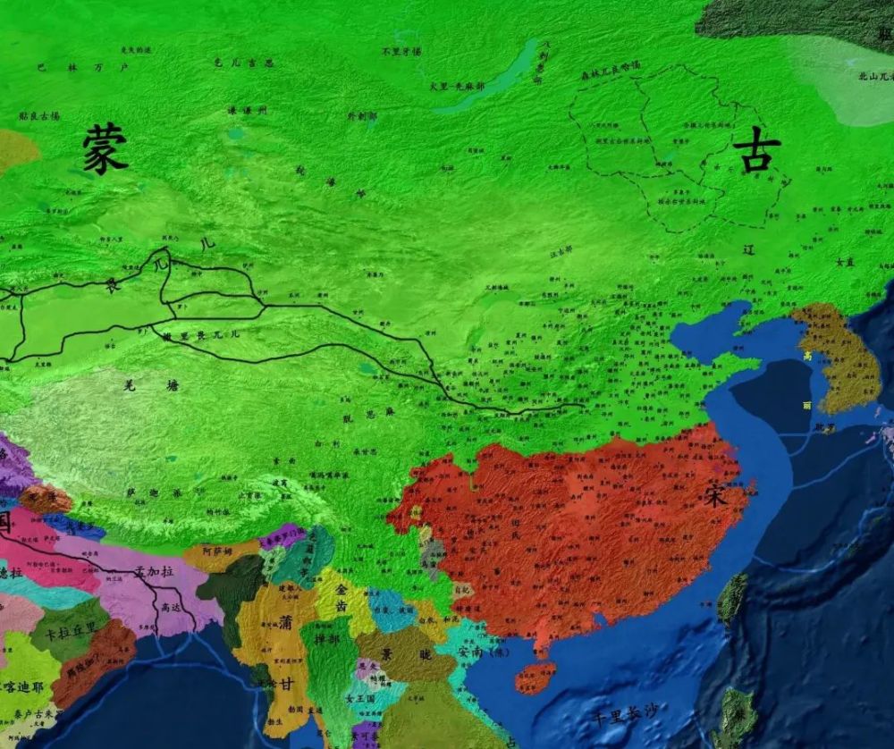 蒙古为了灭南宋,竟要绕道青藏高原,千里远征大西南