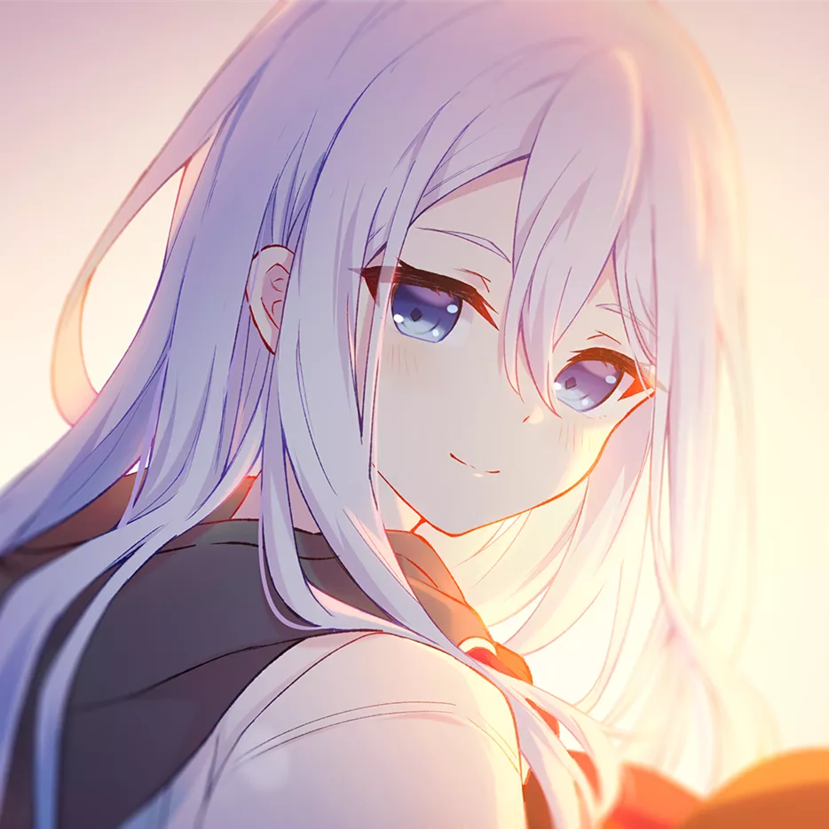 动漫女生头像:希望大家都能慢慢完成愿望,然后遇到爱