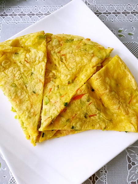 秋季清干燥去火气,自己动手摊大饼子——苦瓜葫萝卜鸡蛋煎饼