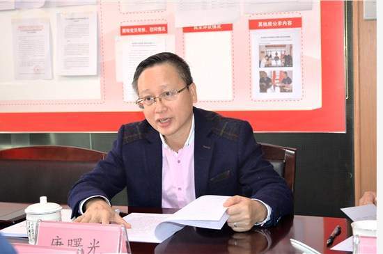 长沙市委宣传部副部长唐曙光一行在湖南省企业文化促进会调研