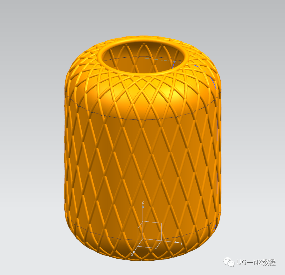 ugnx阵列小案例果篮和灯笼罩