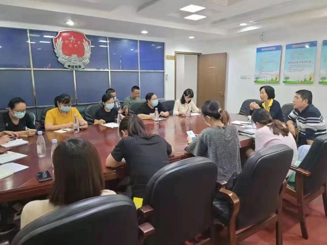 思明区筼筜街道召开环境网格工作业务培训会.厦门市生态环境局供图