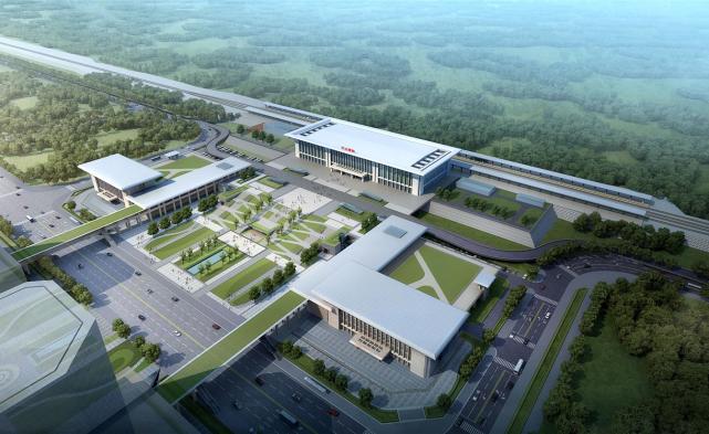 常益长高铁宁乡西站站房主体钢结构顺利封顶