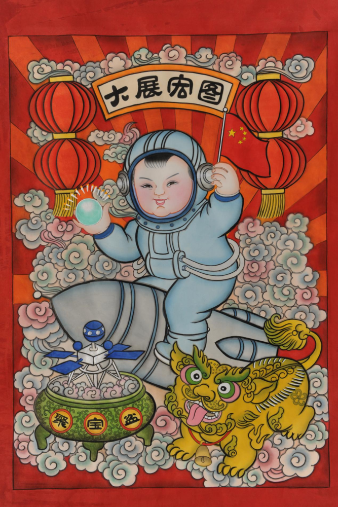 坚持推陈出新创作新作品多年来石彦敏,杨柳青木版年画代表性传承人