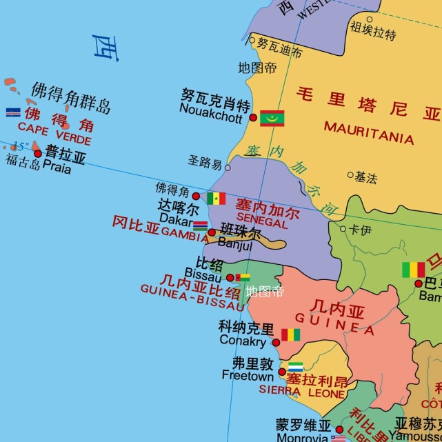 佛得角在哪为何说葡萄牙语