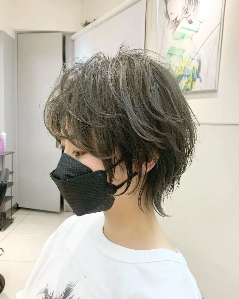 温柔自然的日系短发"纹理烫"_腾讯新闻