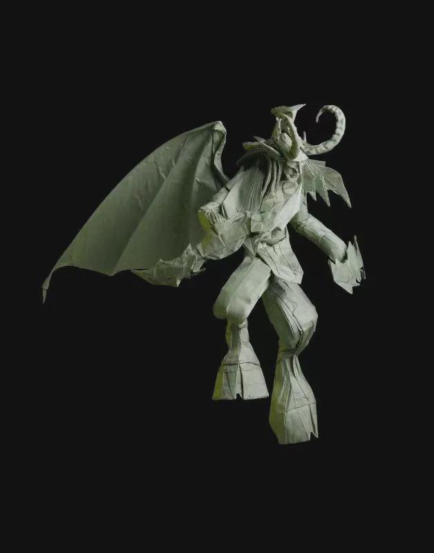 折纸天才秦坤:不拼接,不裁剪,一张纸,折出大千世界!