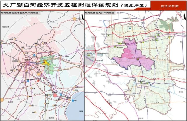 圖中右半部分顯示的地鐵6號線二期工程(草房站至潞城站)在2014年12月