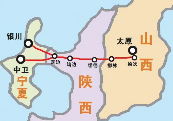 银川至太原高铁规划图图片