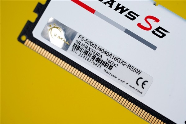 双条16gb 5200hz!芝奇ripjaws s5焰刃系列ddr5内存图赏