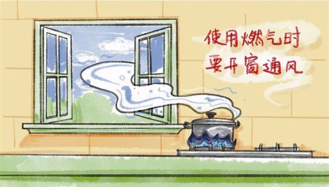 出于取暖保温的需要但是应当打开门窗保持通风换气居民家中使用燃气时