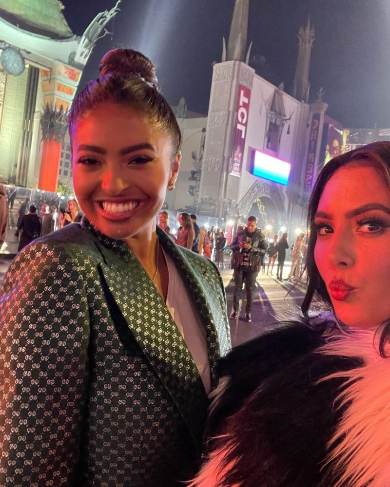 科比韦德魔术师女儿一同看秀瓦妮莎母女颜值高魔术师韦德女儿妖娆