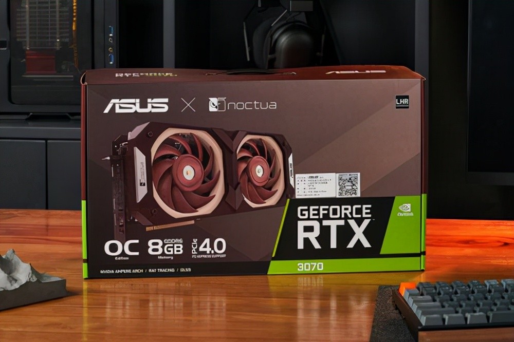 华硕rtx 3070 o8g 猫头鹰版显卡评测:强强联手打造极致静音散热!