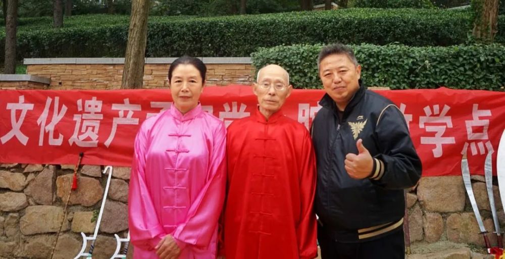 国家级非物质文化遗产孙膑拳第四代传承人孟宪堂,第五代掌门人兰春玲