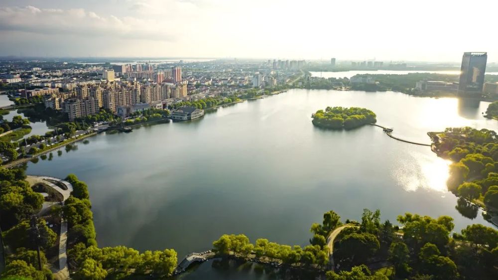 大渠蕩生態公園改造提升工程汾湖高新區啟動了因此,從今年5月份起道路