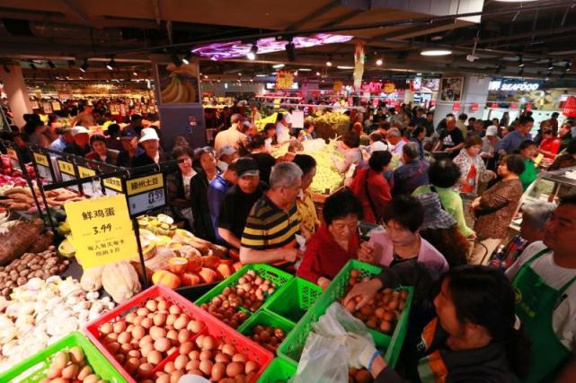 超市抢菜大全图片大全图片