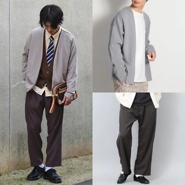 优雅暖男惹人爱,男士秋季针织衫日常搭配推荐