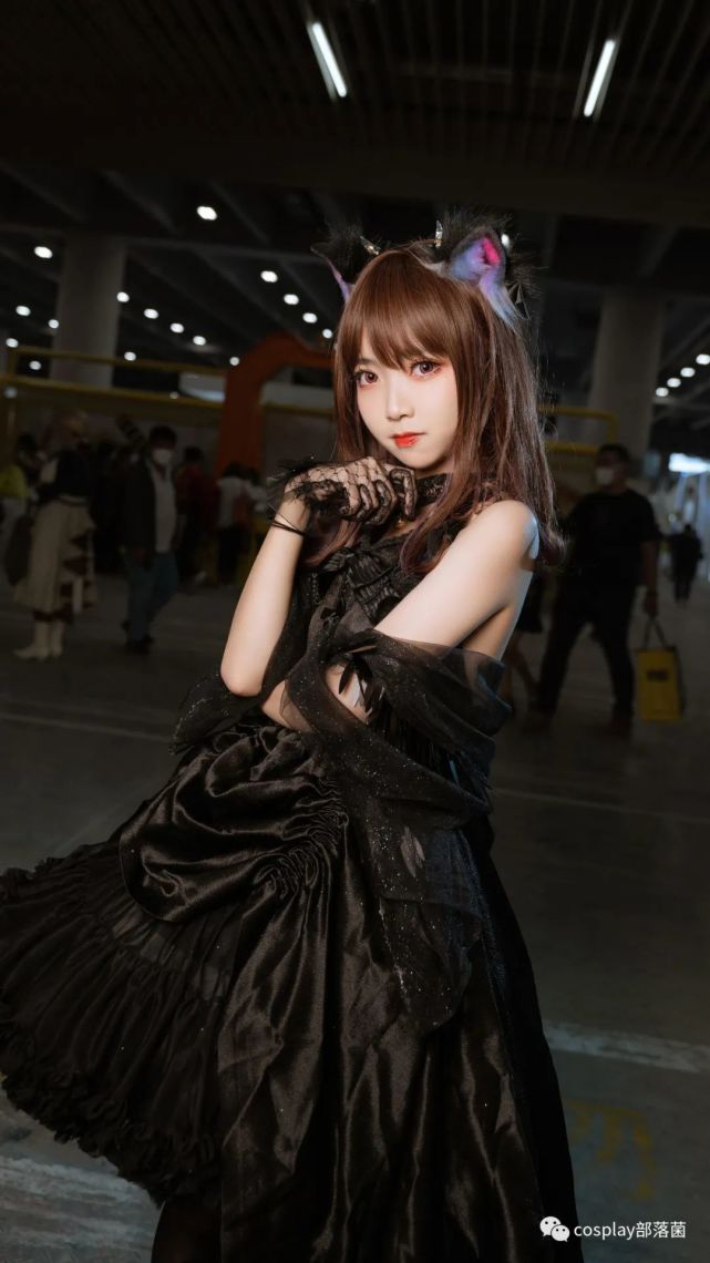 cos:动漫展上的黑色小猫咪|动漫展|cosplay