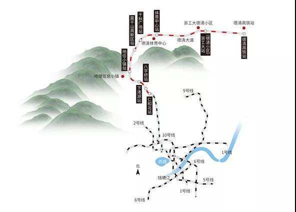 根據《長江三角洲地區多層次軌道交通規劃》,杭州至德清市域鐵路是