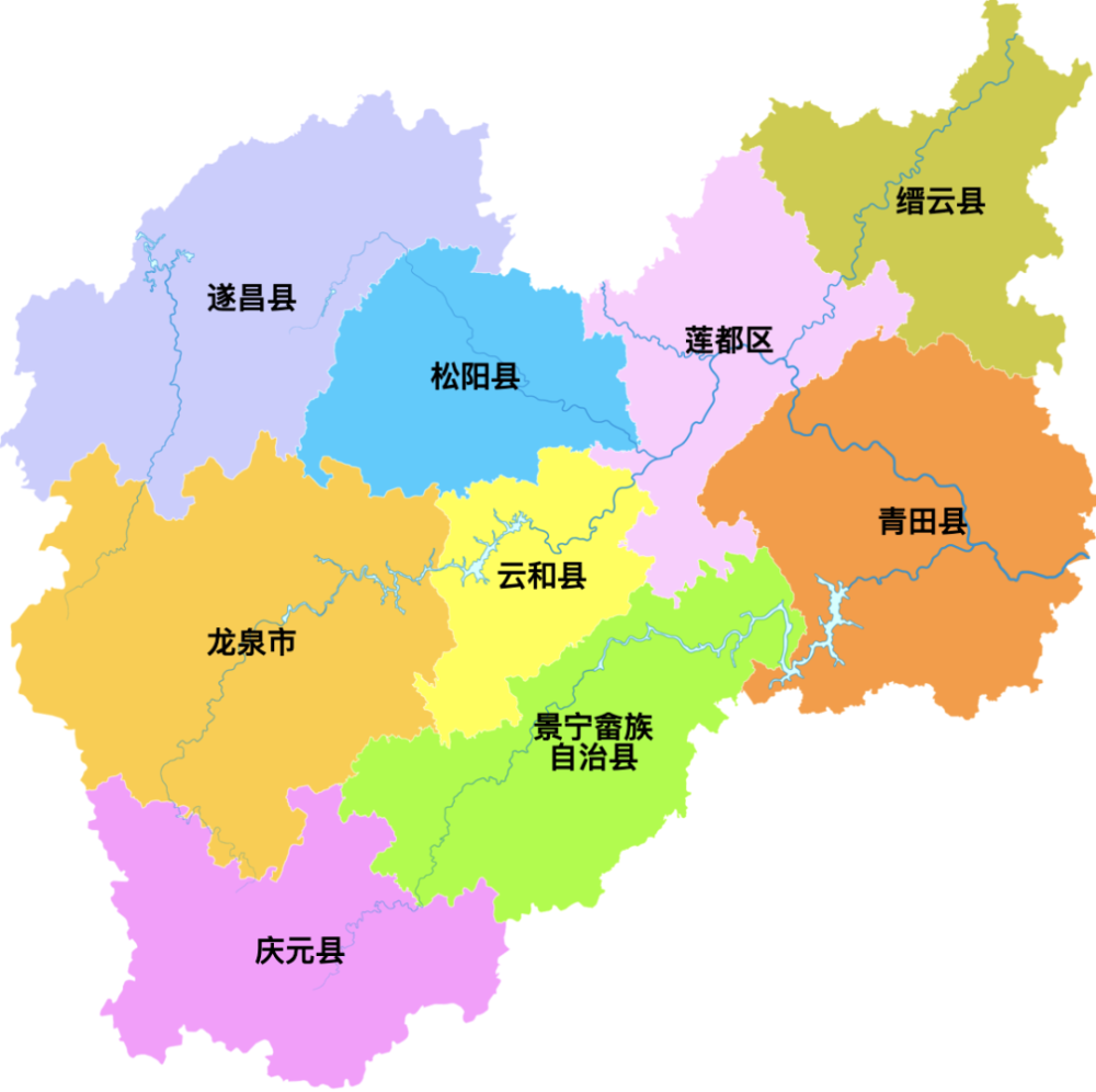 浙江县级行政区划图图片