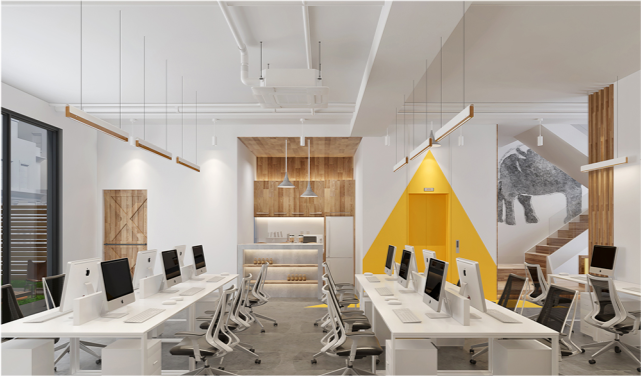 珠宝电商公司办公室装修效果图欣赏