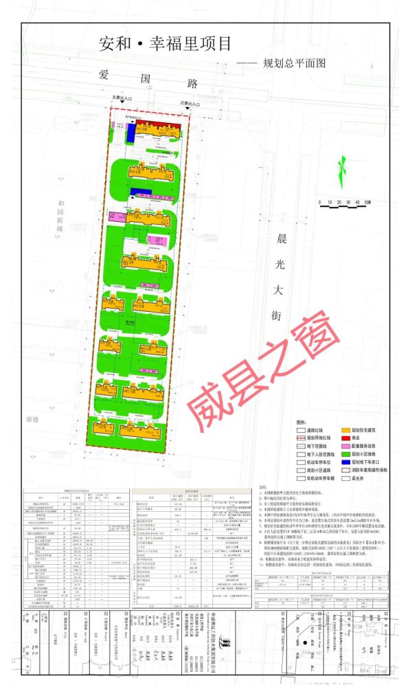 速看威县一新小区规划图公布