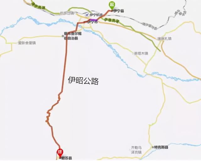 新疆101省道全程线路图图片