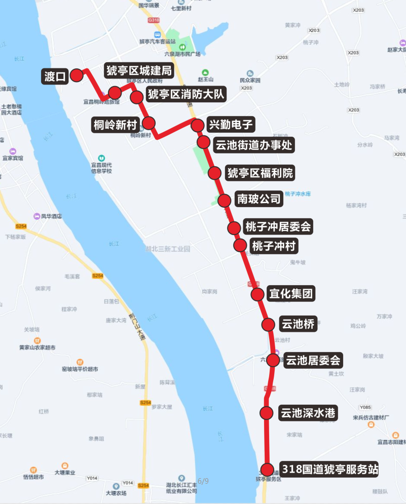 宜昌807路公交车路线图图片