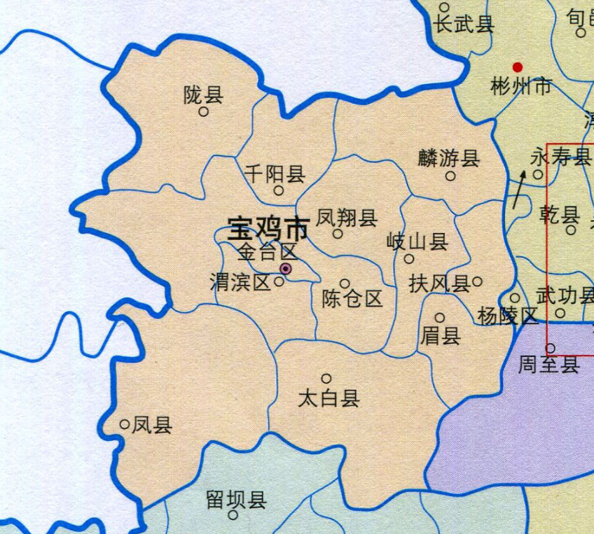 眉县各镇行政地图图片