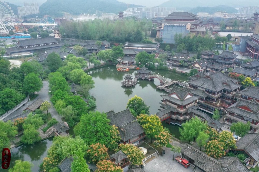 橫店影視城拍攝古裝劇最多的景區以名畫為藍本讓人夢迴千年