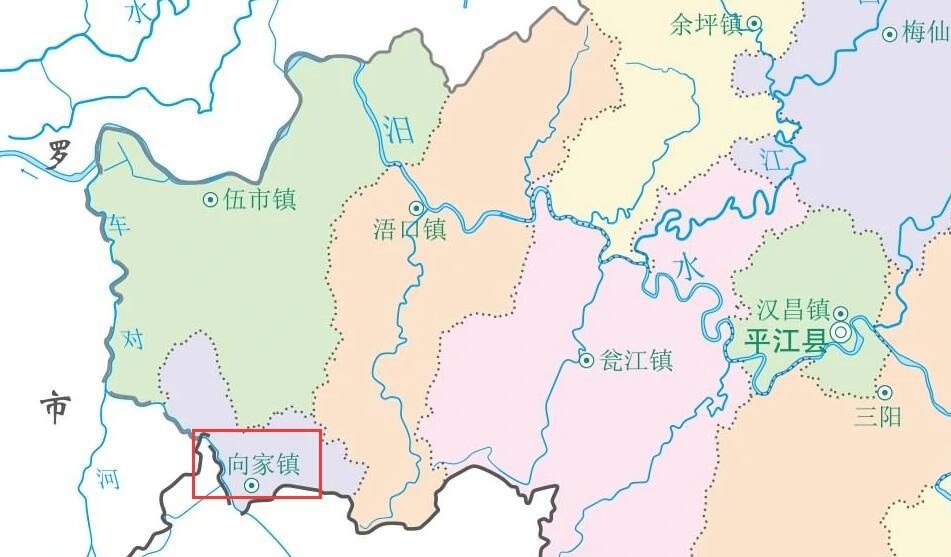 平江县余坪镇地图图片