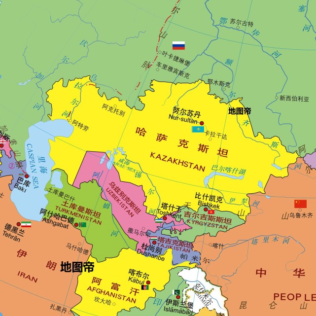 中亚五国,为何哈萨克斯坦最富?