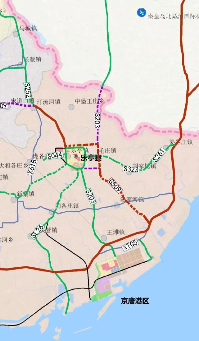 509国道唐山乐亭段要改线吗来看看线路县城去海边方便了