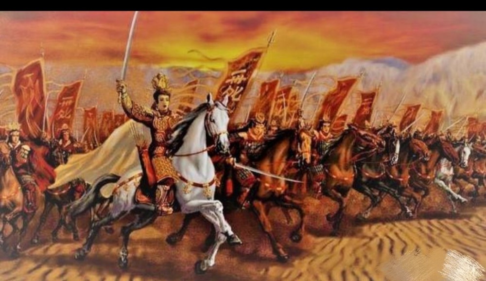 大臣们纷纷出主意提议逃去哪里,只有宰相寇准坚持要宋真宗御驾亲征