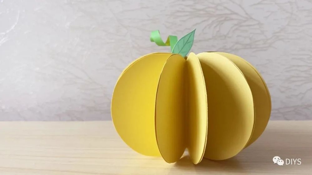 手工制作简单又漂亮的立体南瓜