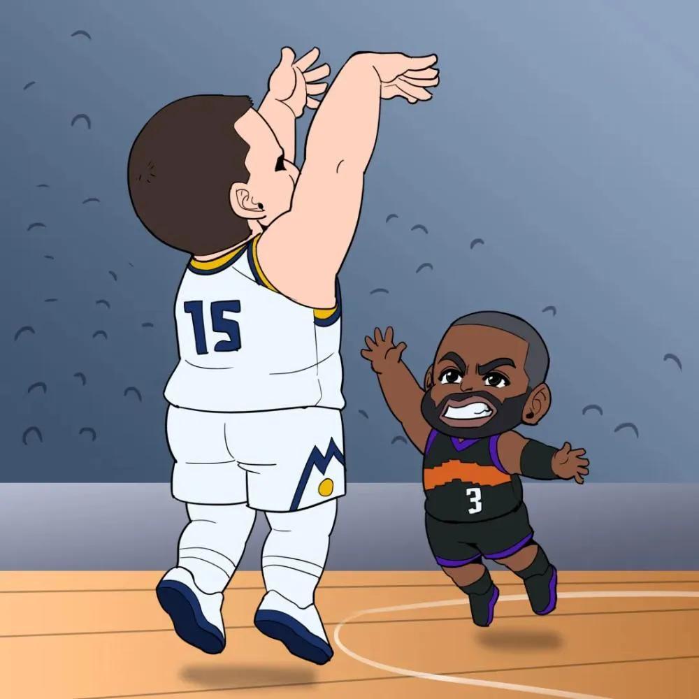 外号为"行走的五花肉",光看这个称号你就可以得知约基奇拥有一身肥肉