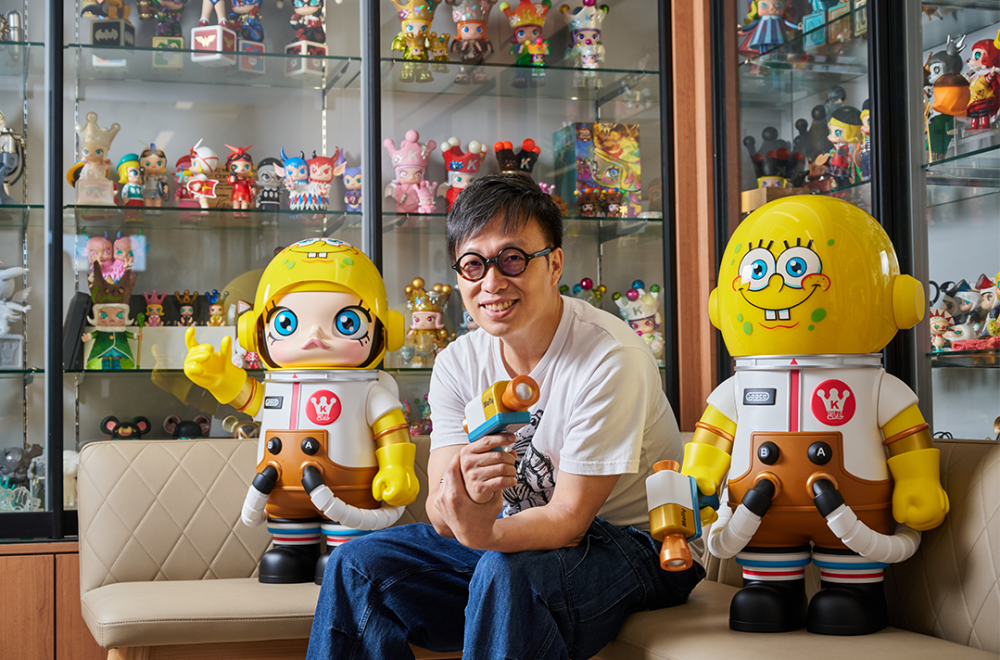 由香港玩具设计师kenny wong创作的molly原来已经面世15周年,最初