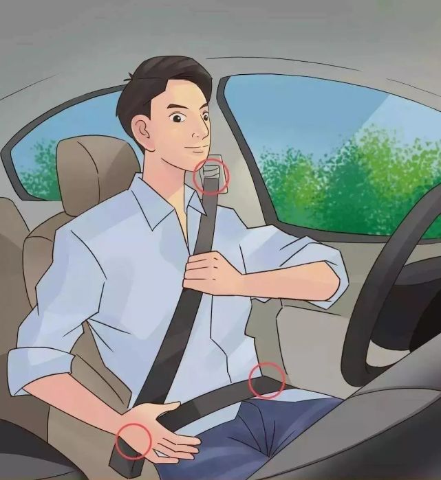 安全带也有大学问今天你系对了吗守法知礼平安行