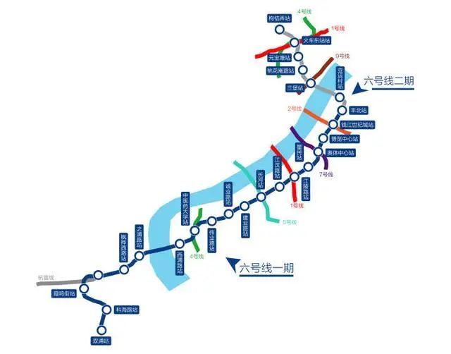 官宣杭州地鐵6號線二期明天開通