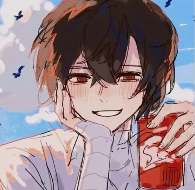 有质感的漫头撑伞也是雨中人