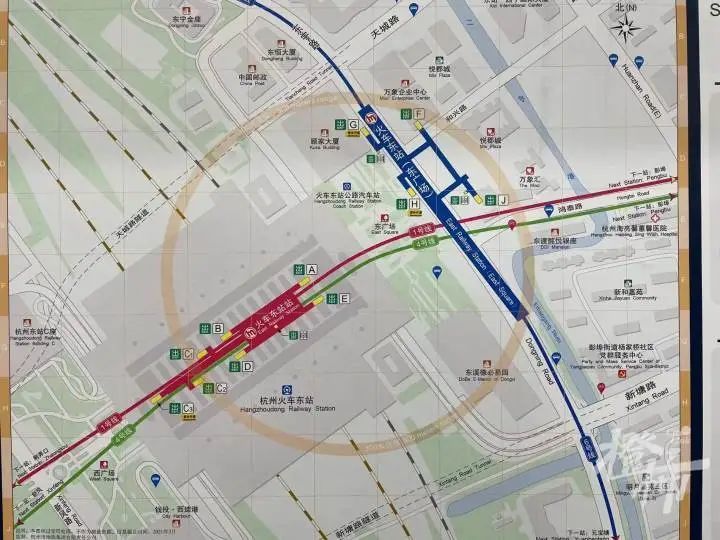 杭州地鐵6號線二期明天開通記者提前探營火車東站怎麼換乘要不要出站