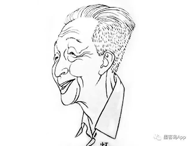 丁聪笔下的名人肖像寥寥数笔尽现神韵