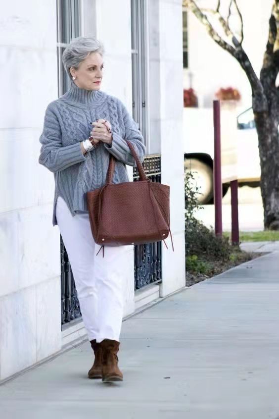 这才是奶奶辈的穿搭时髦的基础单品代替老年装洋气时髦又精神