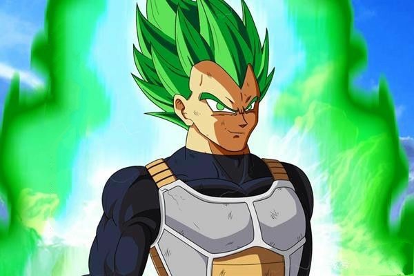 龙珠贝吉塔体内有远古血脉和布罗利一样头发可以变成绿色