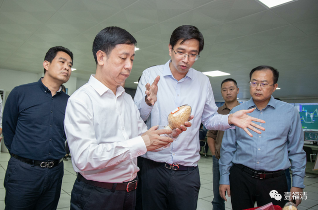 11月5日下午,代市长吴永忠带领有关部门负责人到福州新区福清功能区就